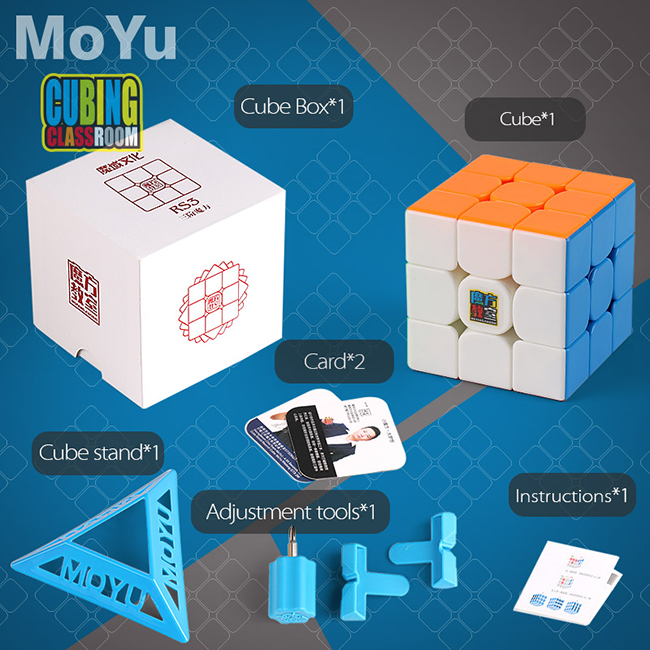 Cubing Classroom RS3 3x3x3 Stickerless Speed Cube